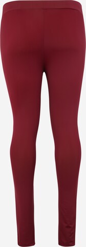 Urban Classics Skinny Leggings 'Tech Mech' i röd