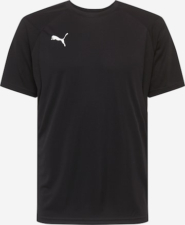 T-Shirt fonctionnel 'Liga Training' PUMA en noir : devant