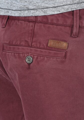 !Solid Regular Chino 'Pinhel' in Rood