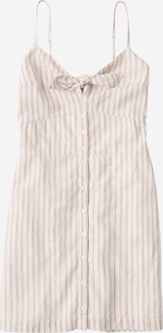 Robe Abercrombie & Fitch en beige : devant