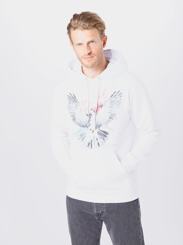 EINSTEIN & NEWTON Regular Fit Sweatshirt 'Nico Tin' i hvit: forside