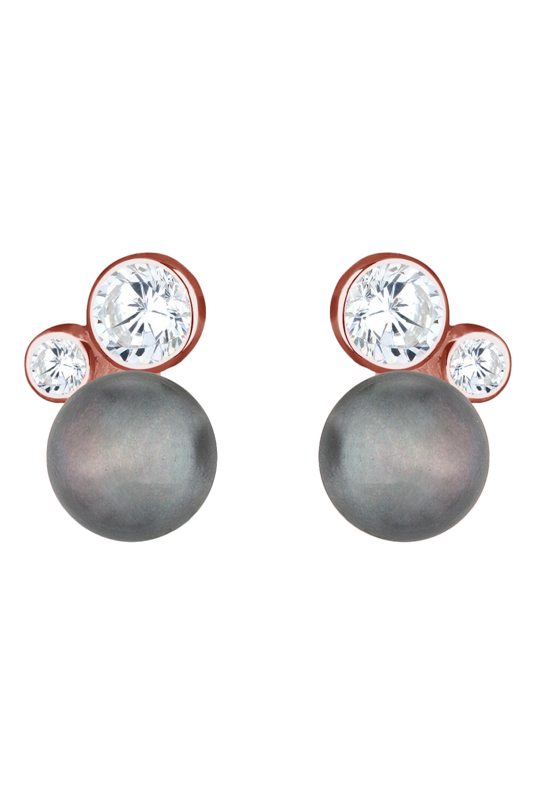 ELLI Earrings in Grey: front