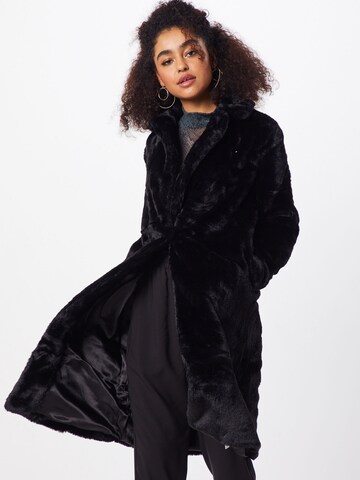 Boohoo Ανοιξιάτικο και φθινοπωρινό παλτό σε μαύρο: μπροστά