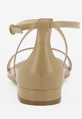 EVITA Strap Sandals 'Salvina' in Beige