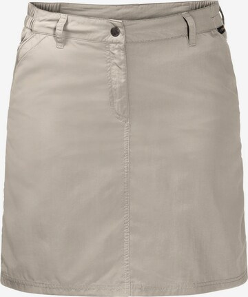 JACK WOLFSKIN Athletic Skorts 'Kalahari' in Beige: front