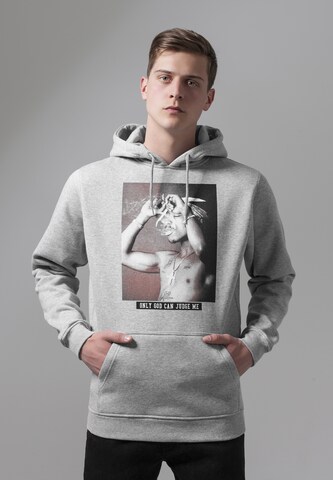 Mister Tee Sweatshirt 'O.G.C.J.M' in Grijs: voorkant