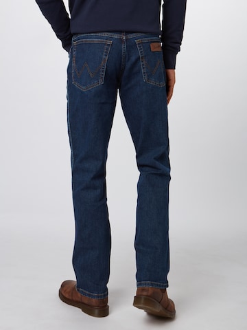 Regular Jean 'Texas' WRANGLER en bleu : derrière