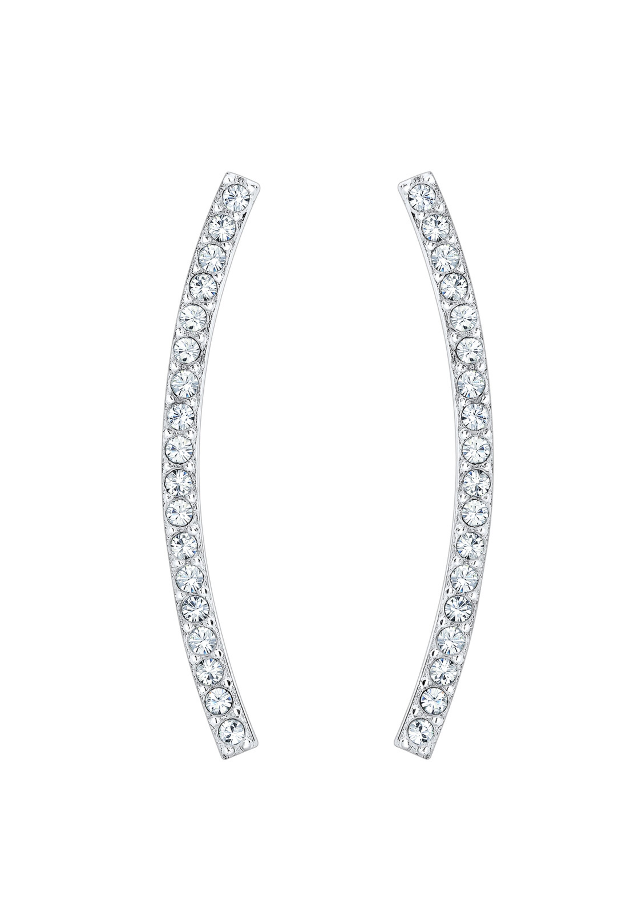 ELLI Earrings 'Geo' in Silver: front