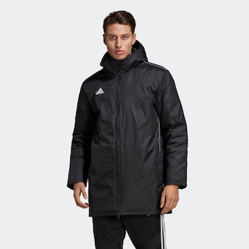 ADIDAS SPORTSWEAR Athletic Jacket 'Core 18' in Black: front