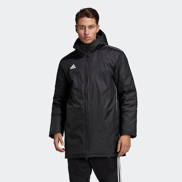 ADIDAS SPORTSWEAR Outdoorjas 'Core 18' in Zwart: voorkant