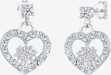 Boucles d'oreilles 'Edelweiss' ELLI en argent : devant