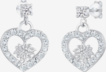 Boucles d'oreilles 'Edelweiss' ELLI en argent : devant