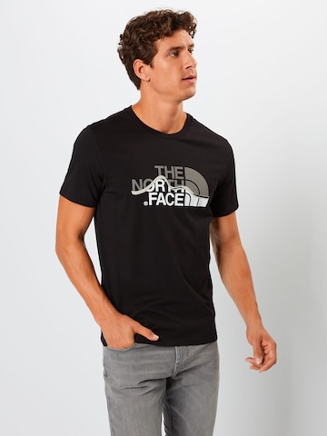 THE NORTH FACE Regular fit Shirt 'Mountain Line' in Zwart