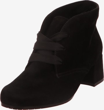 SEMLER Lace-Up Ankle Boots in Black: front