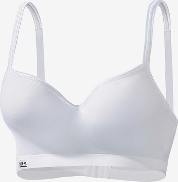 Push-up Reggiseno di H.I.S in bianco: frontale