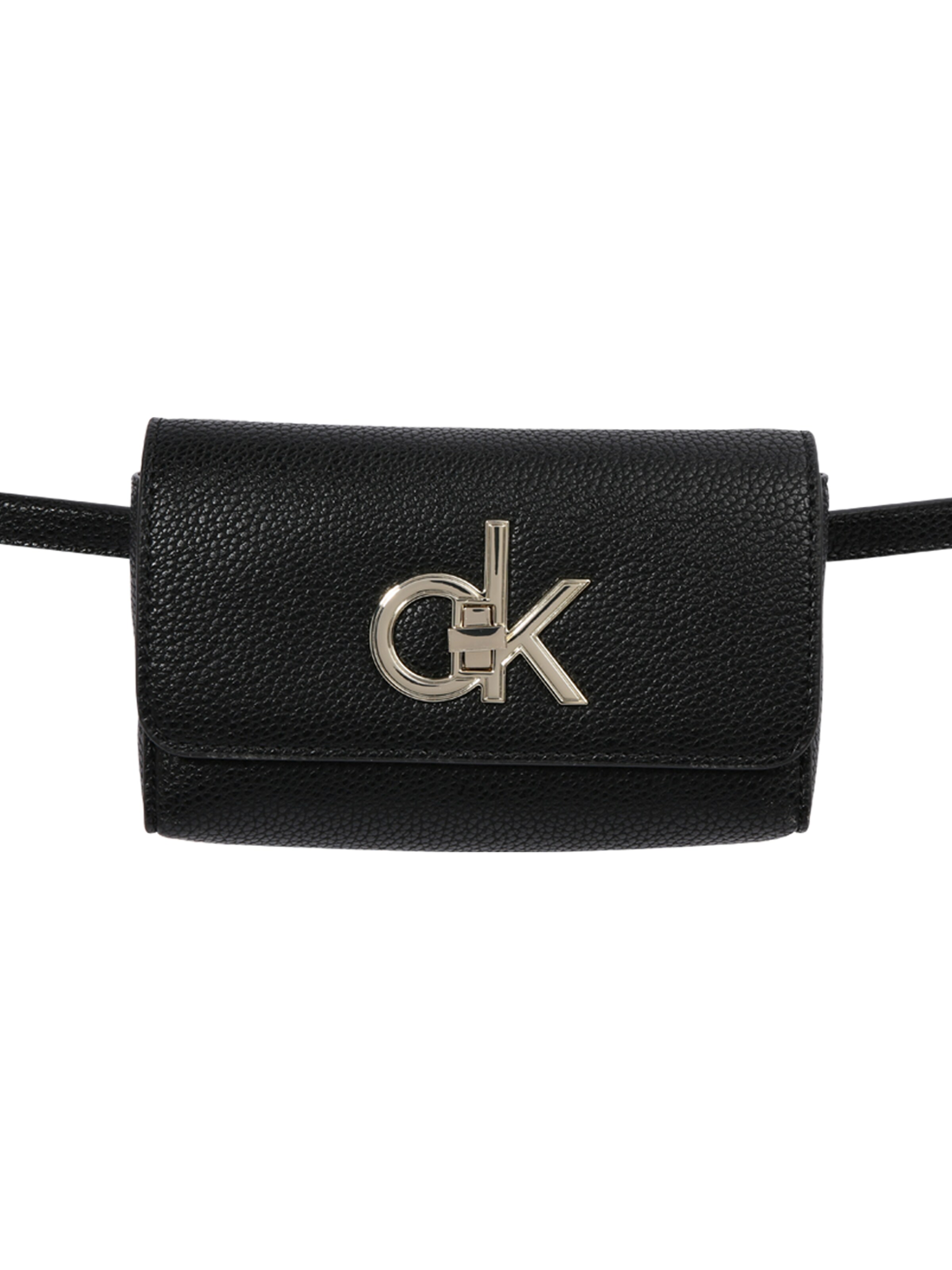 Calvin Klein - Gürteltasche 'RE-LOCK WAISTBAG' in schwarz
