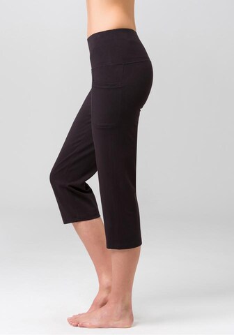 Regular Pantalon de sport LASCANA ACTIVE en noir