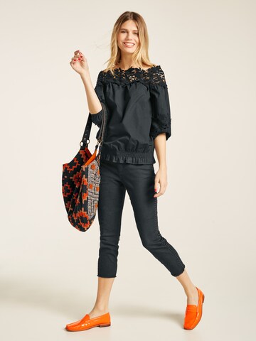 heine Blouse in Zwart