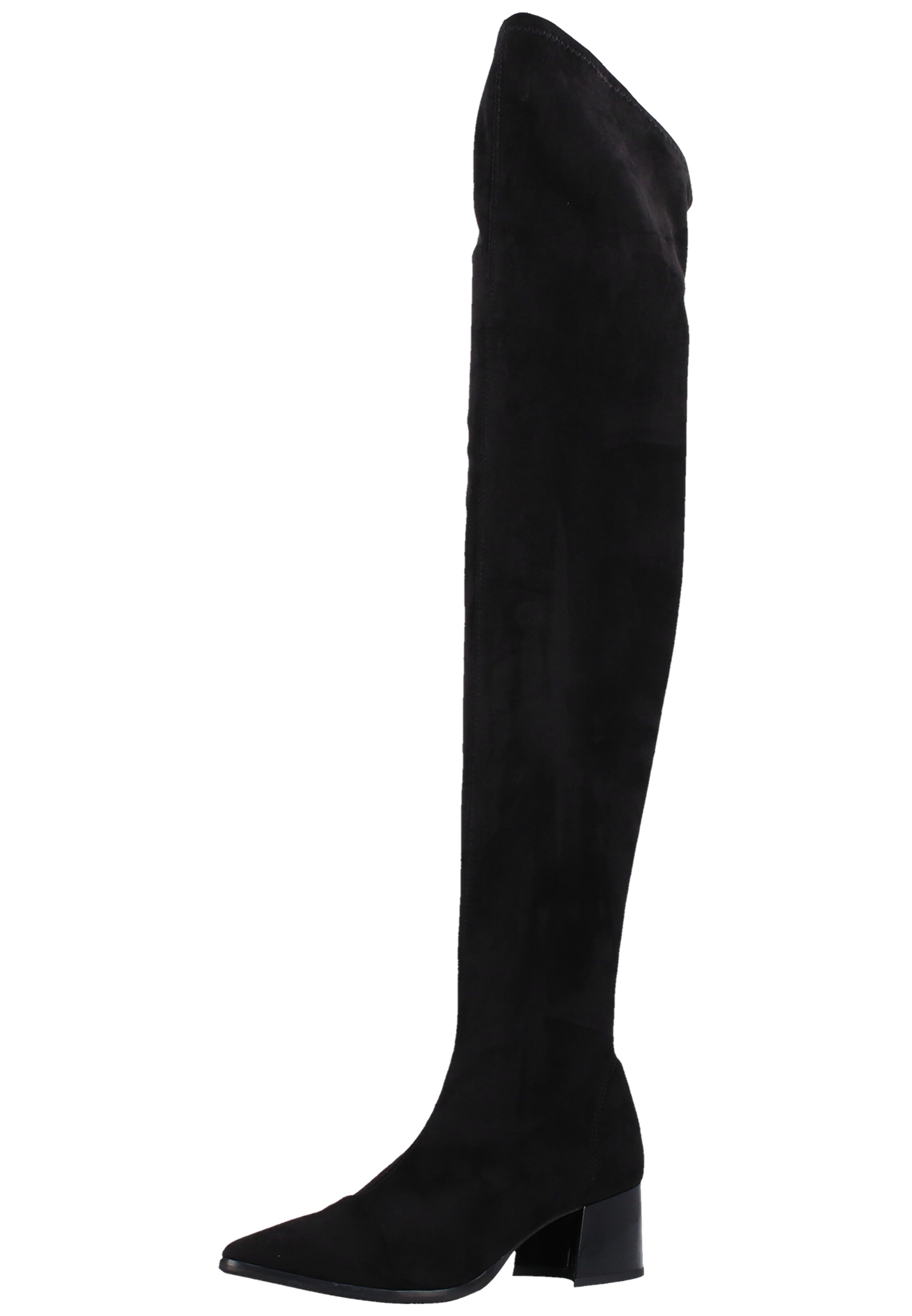 Rapisardi - Overknee laarzen in de kleur Zwart