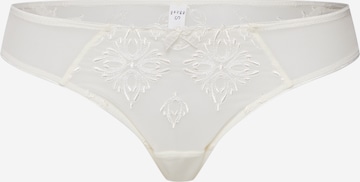 Chantelle - Tanga 'Champs Elysees' en blanco: frente