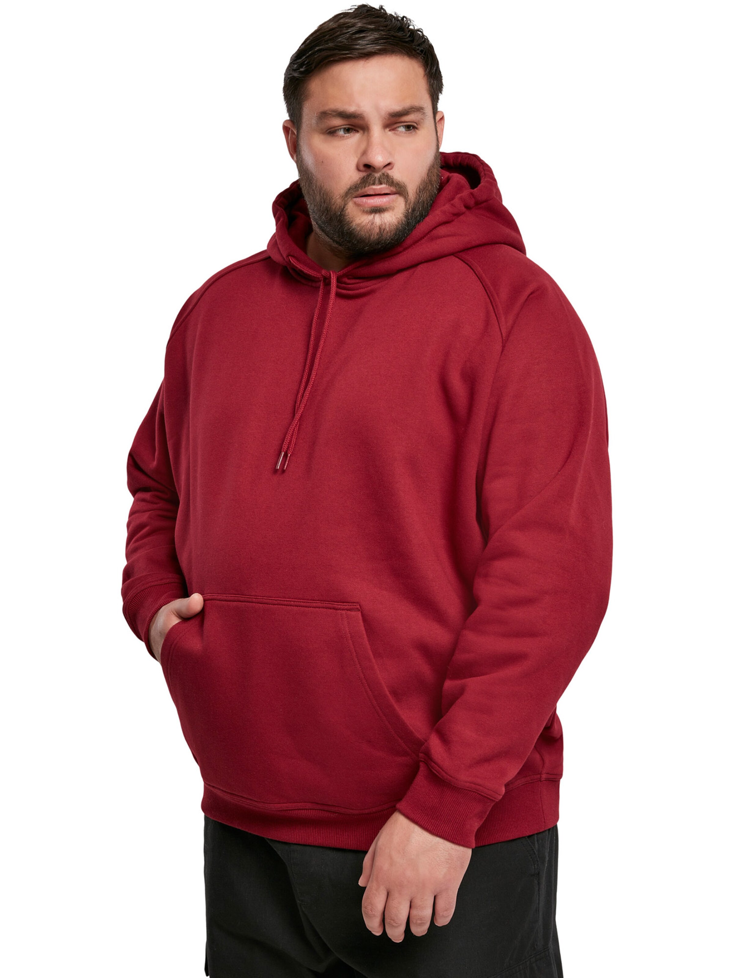 Urban Classics Tréning póló - piros: elől