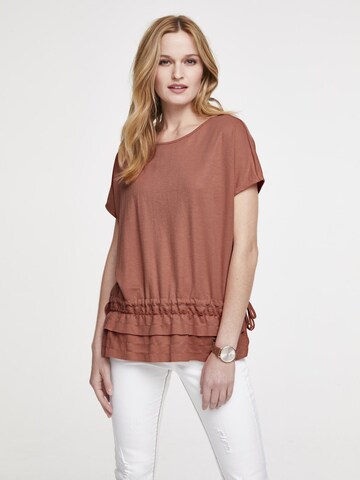 heine Shirt in Rood: voorkant