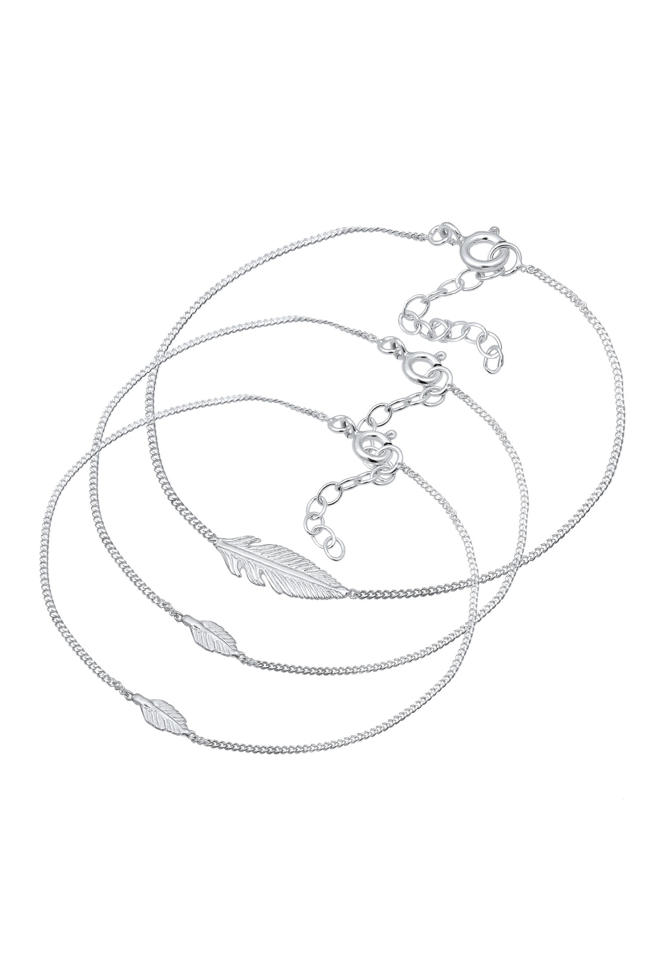 ELLI Jewelry set in Silver: front