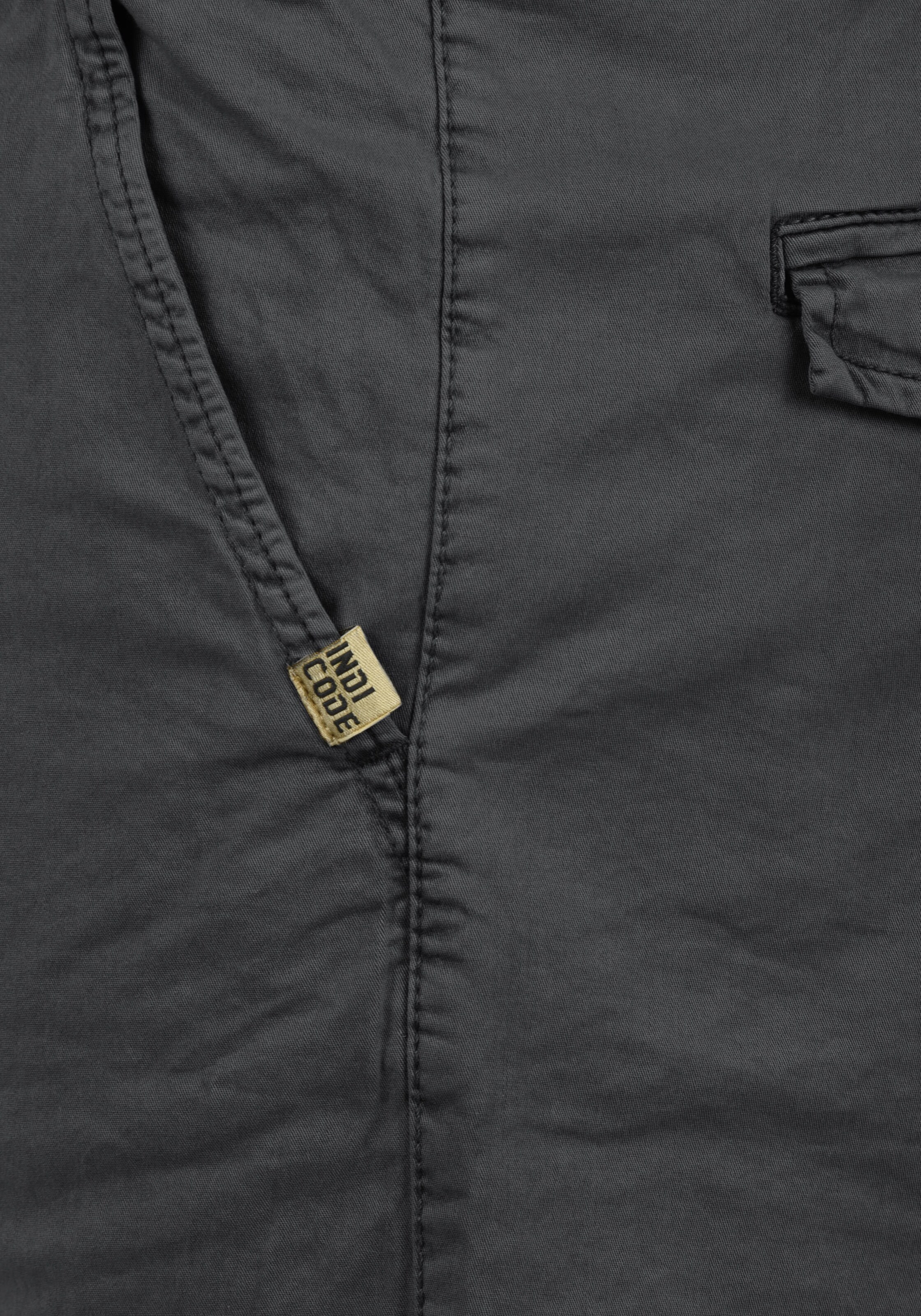 INDICODE JEANS Regular Chinoshorts 'IDAbbey' in Grau