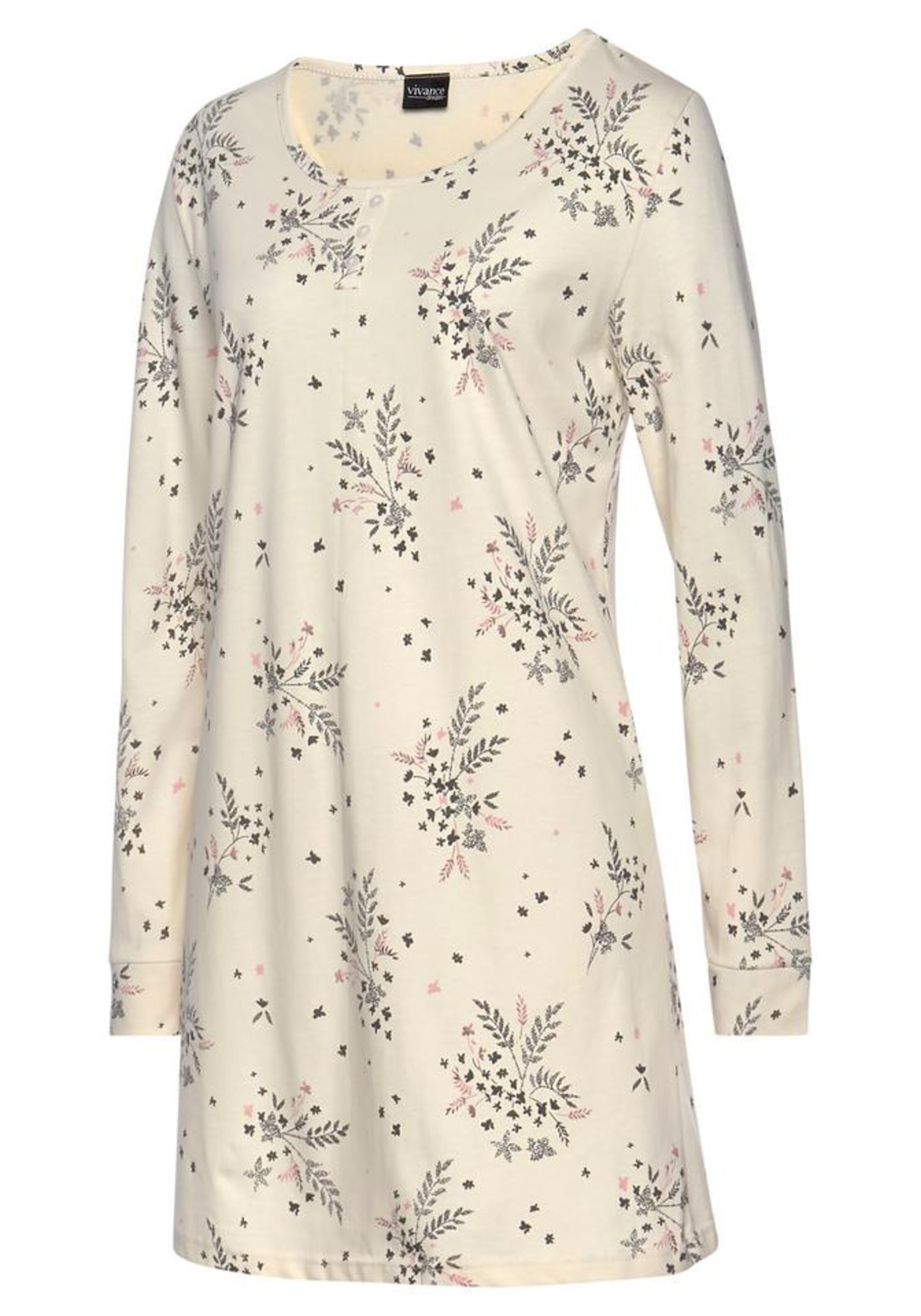 VIVANCE Spalna srajca | bež barva