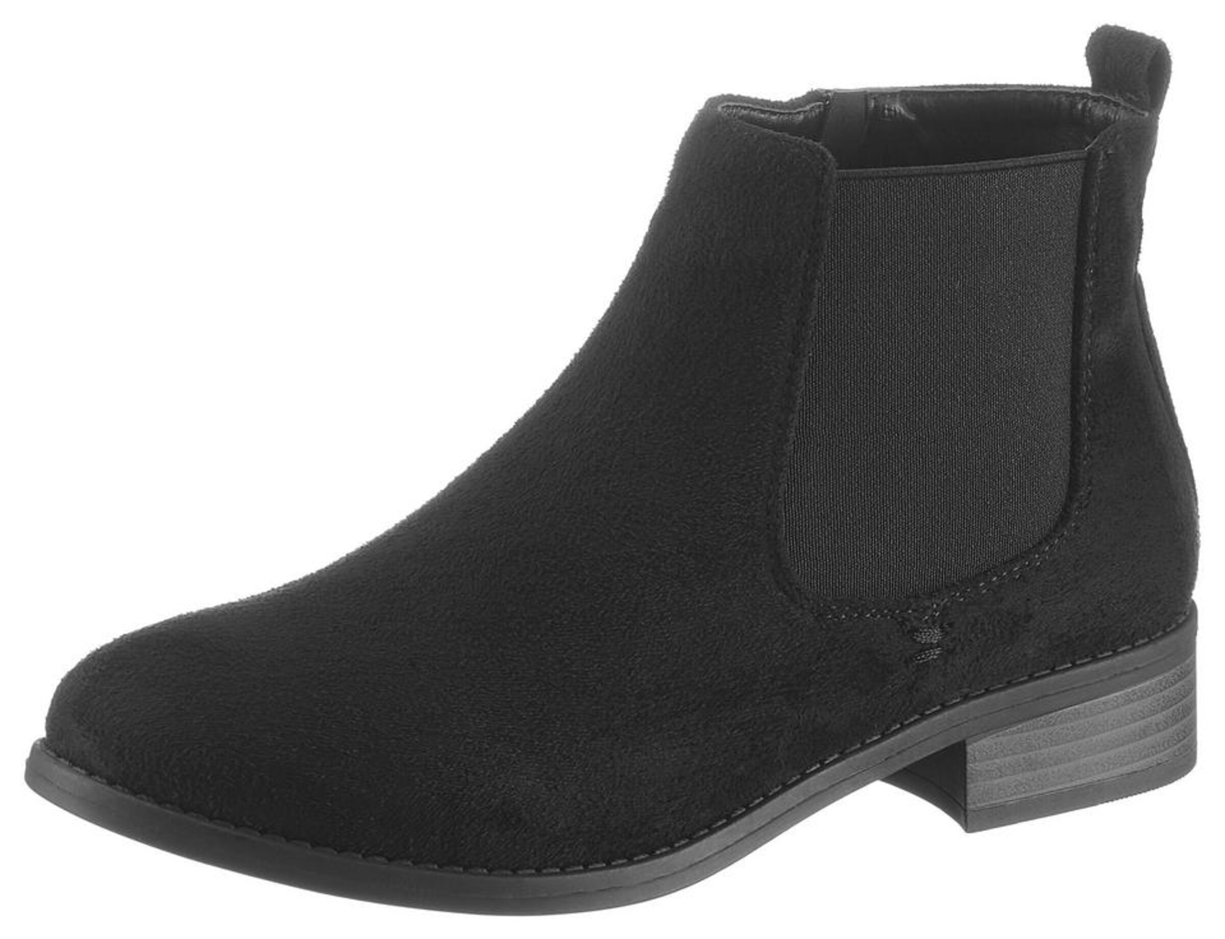Aniston Chelsea Boot in Schwarz: Vorderseite