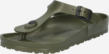 BIRKENSTOCK Teenslipper 'Gizeh' in Groen: voorkant