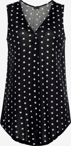 LASCANA Blouse in Black: front