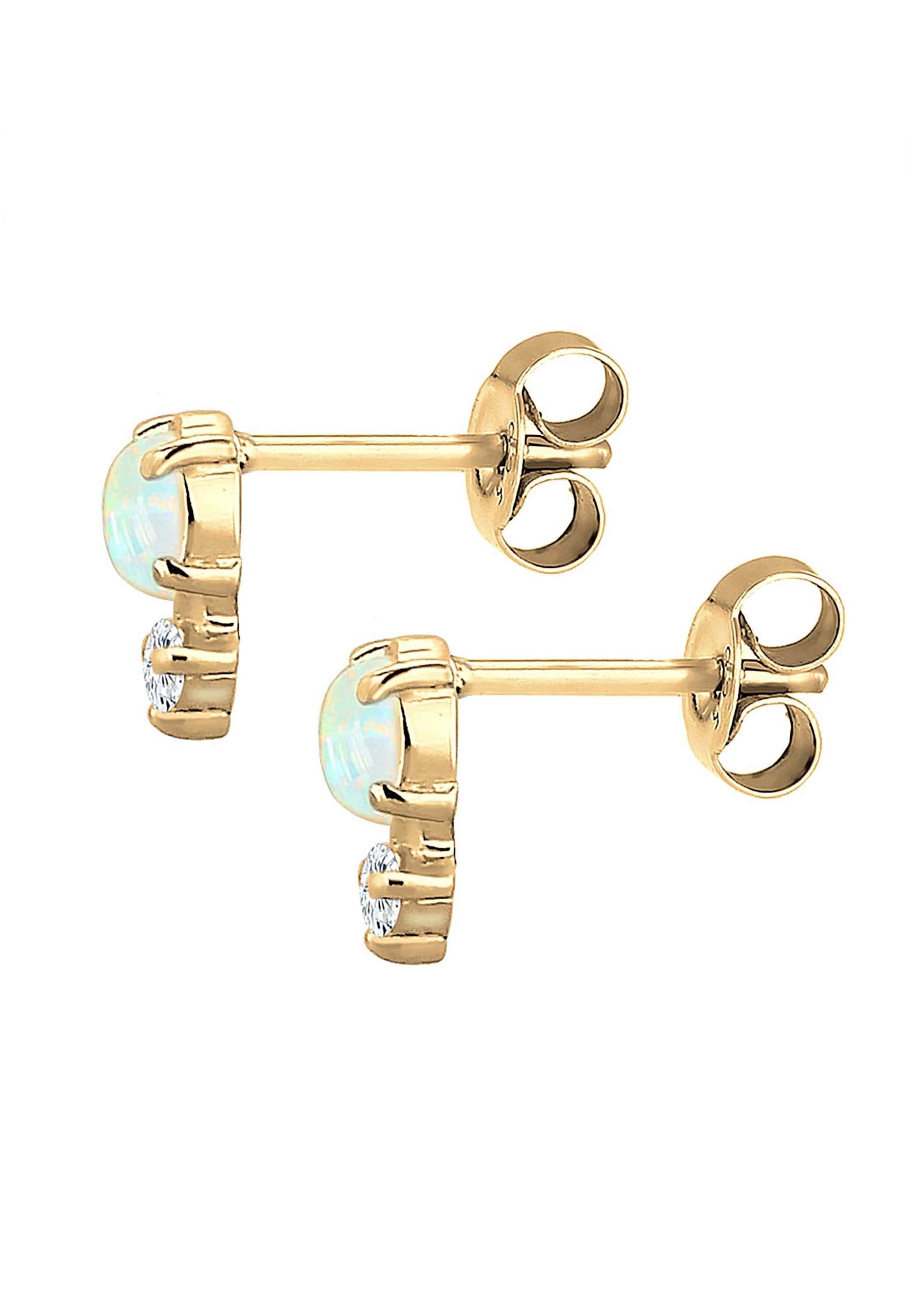 Boucles d'oreilles 'Geo Kreis' ELLI en or