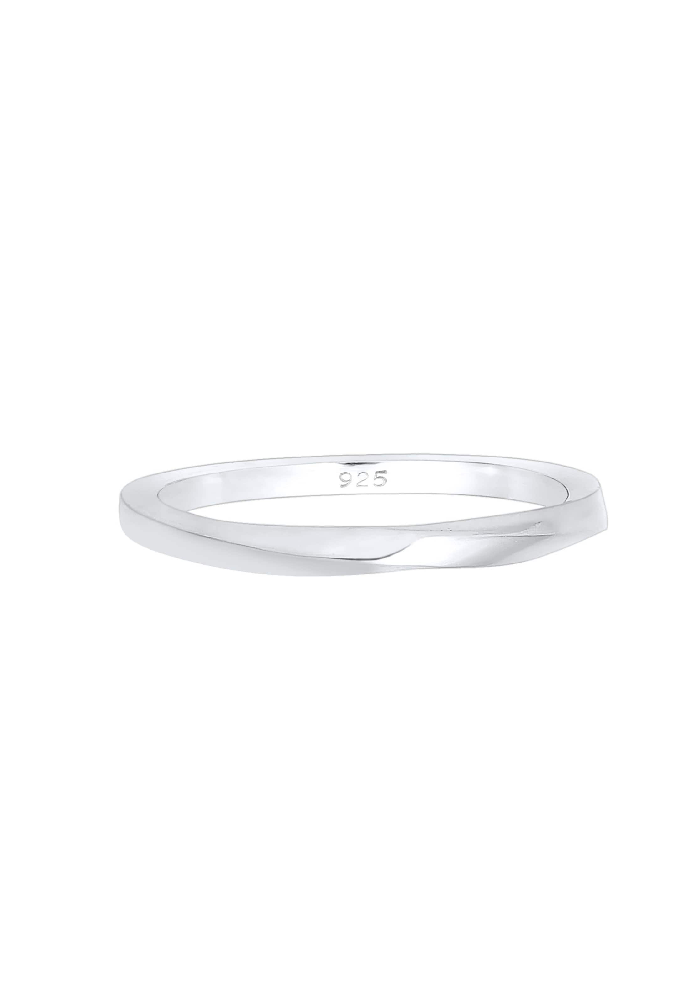 ELLI Ring 'Twisted' in Silver