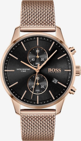 BOSS Orange Analog Watch 'Associate' in Gold: front