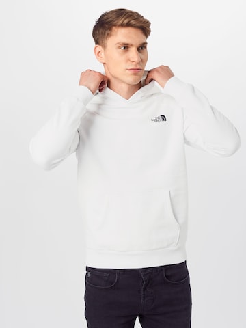 THE NORTH FACE Regular fit Sweatshirt 'Red Box' in White: front