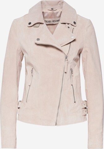 FREAKY NATION Lederjacke in Pink: predná strana