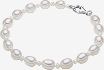Valero Pearls Bracelet in White: front