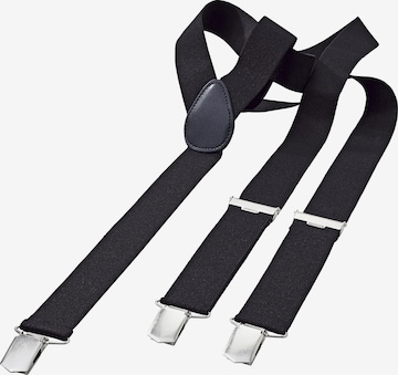 Jan Vanderstorm Suspenders 'Wiborg' in Black: front