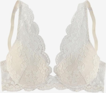 PETITE FLEUR Push-up Behå i beige