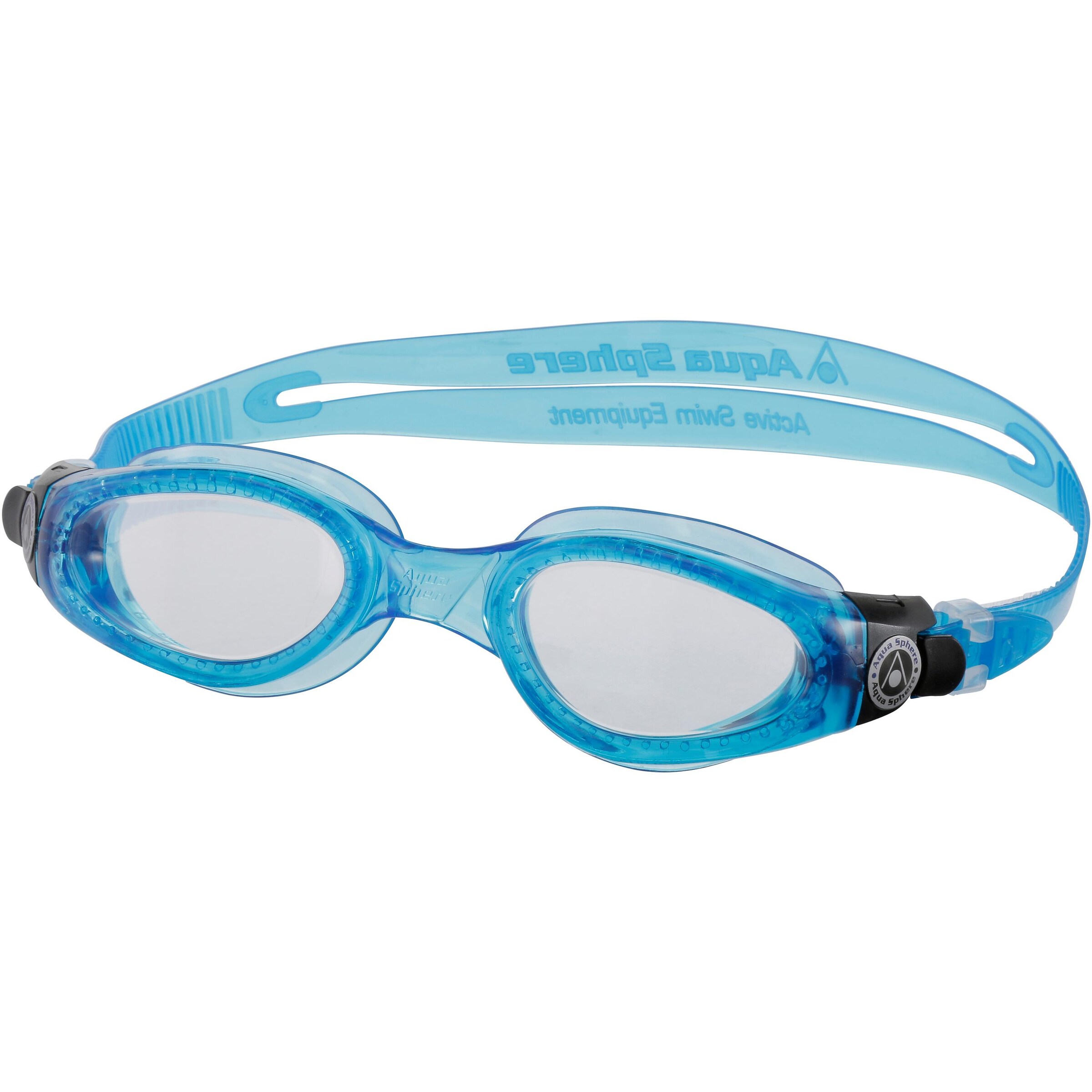 Aqua Sphere - SCHWIMMBRILLE 'KAIMAN' transparentes Glas in blau