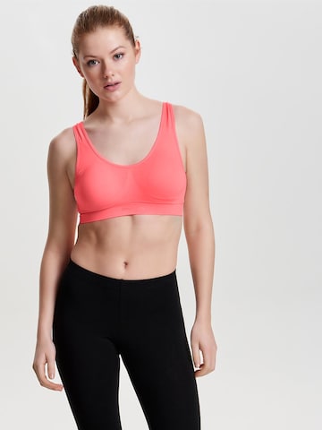ONLY PLAY Bustier Sport bh in Roze: voorkant