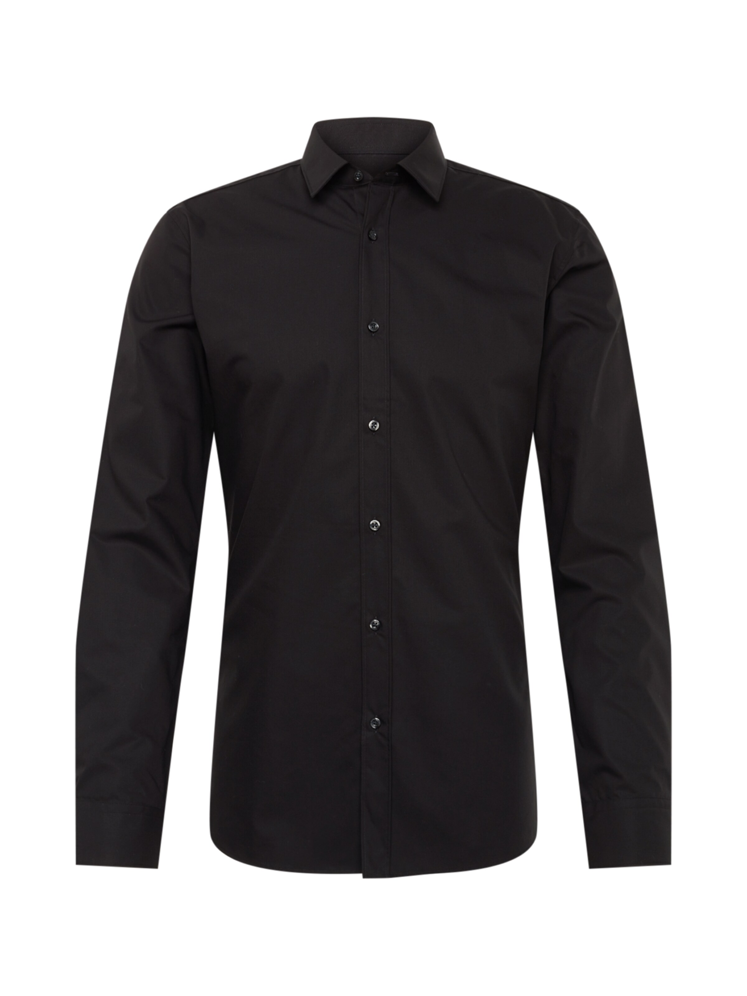 HUGO - Overhemd 'Elisha' in de kleur Zwart