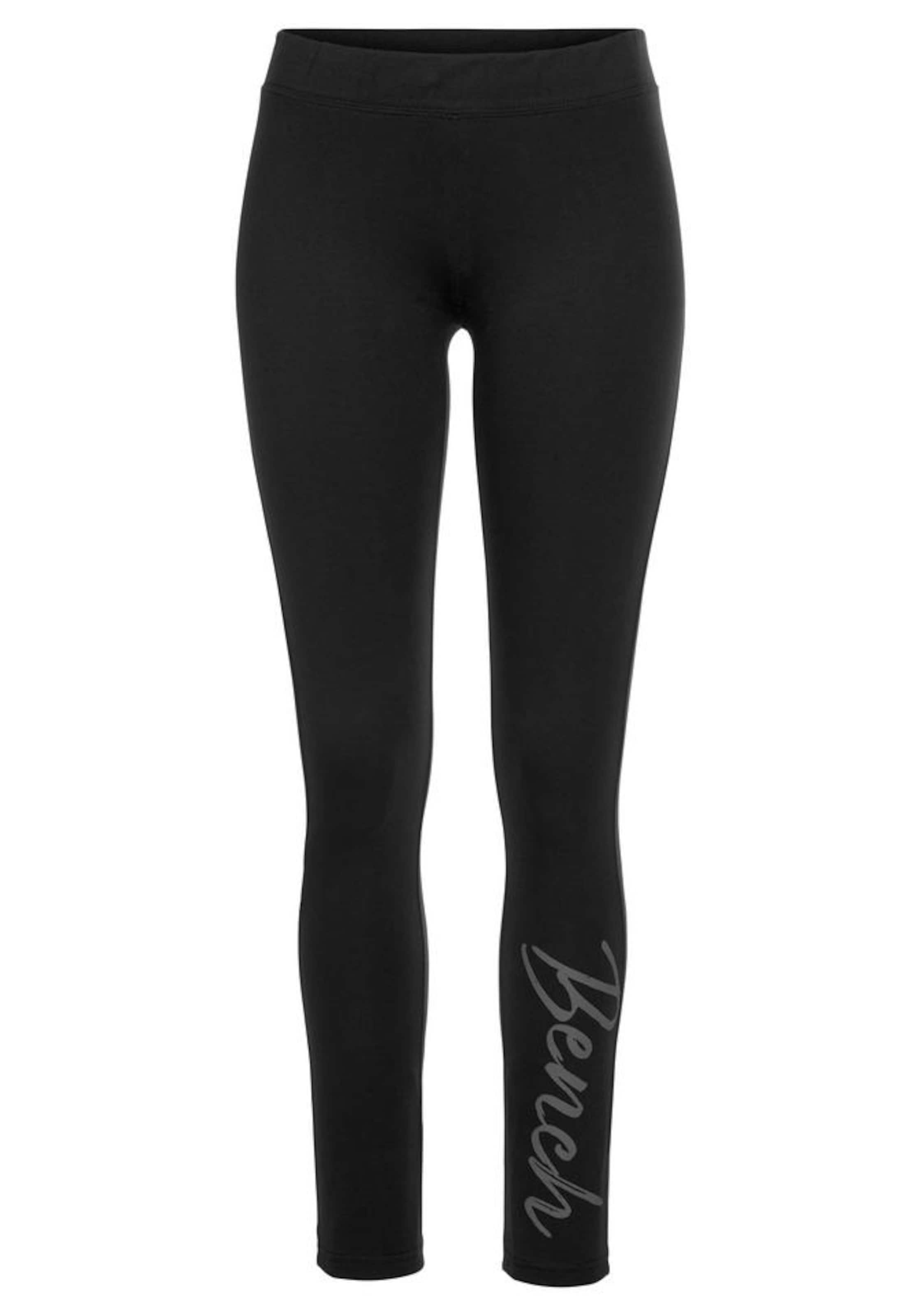 BENCH Пижамные штаны в Черный: спереди