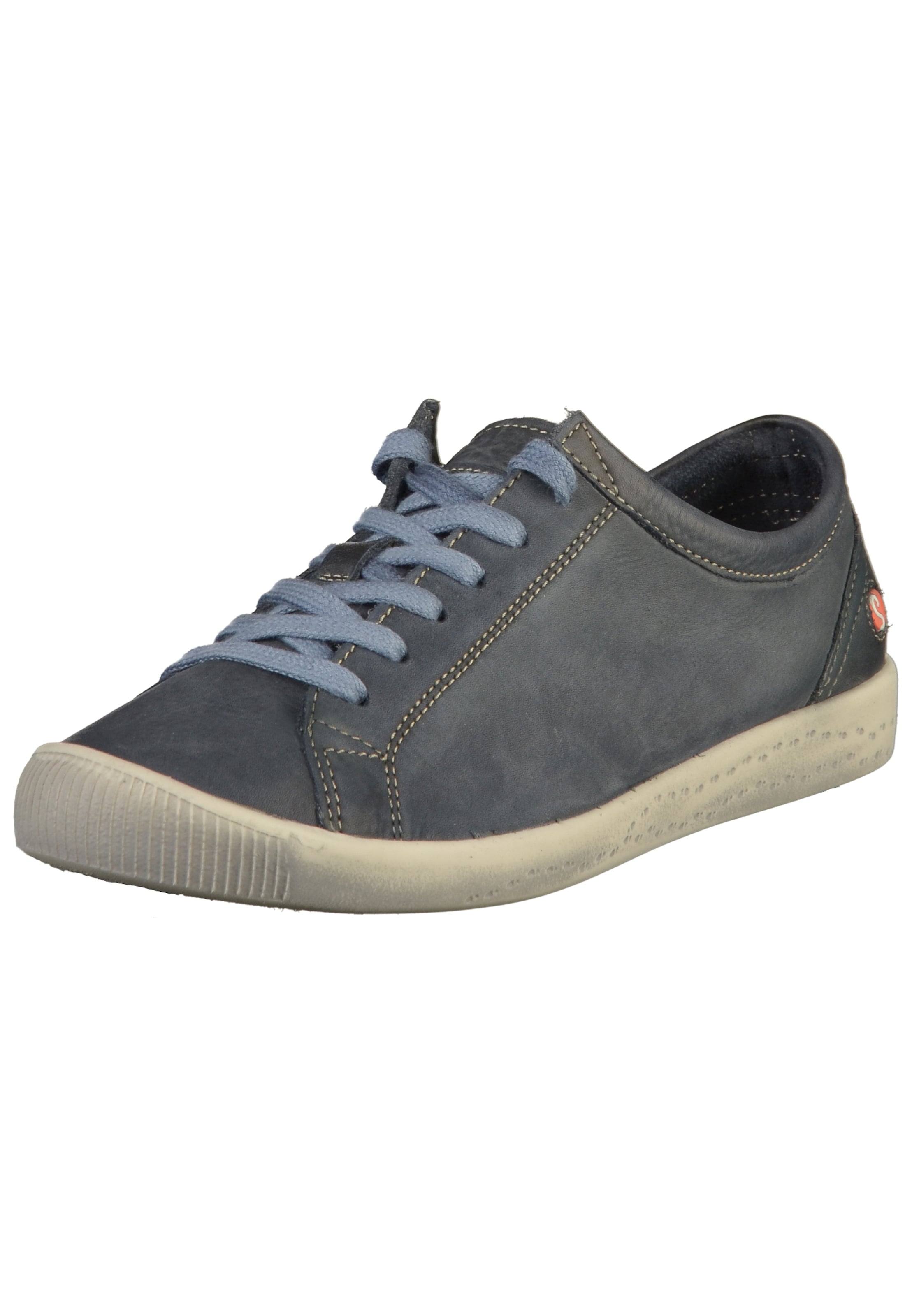 Softinos Platform trainers in Blue: front