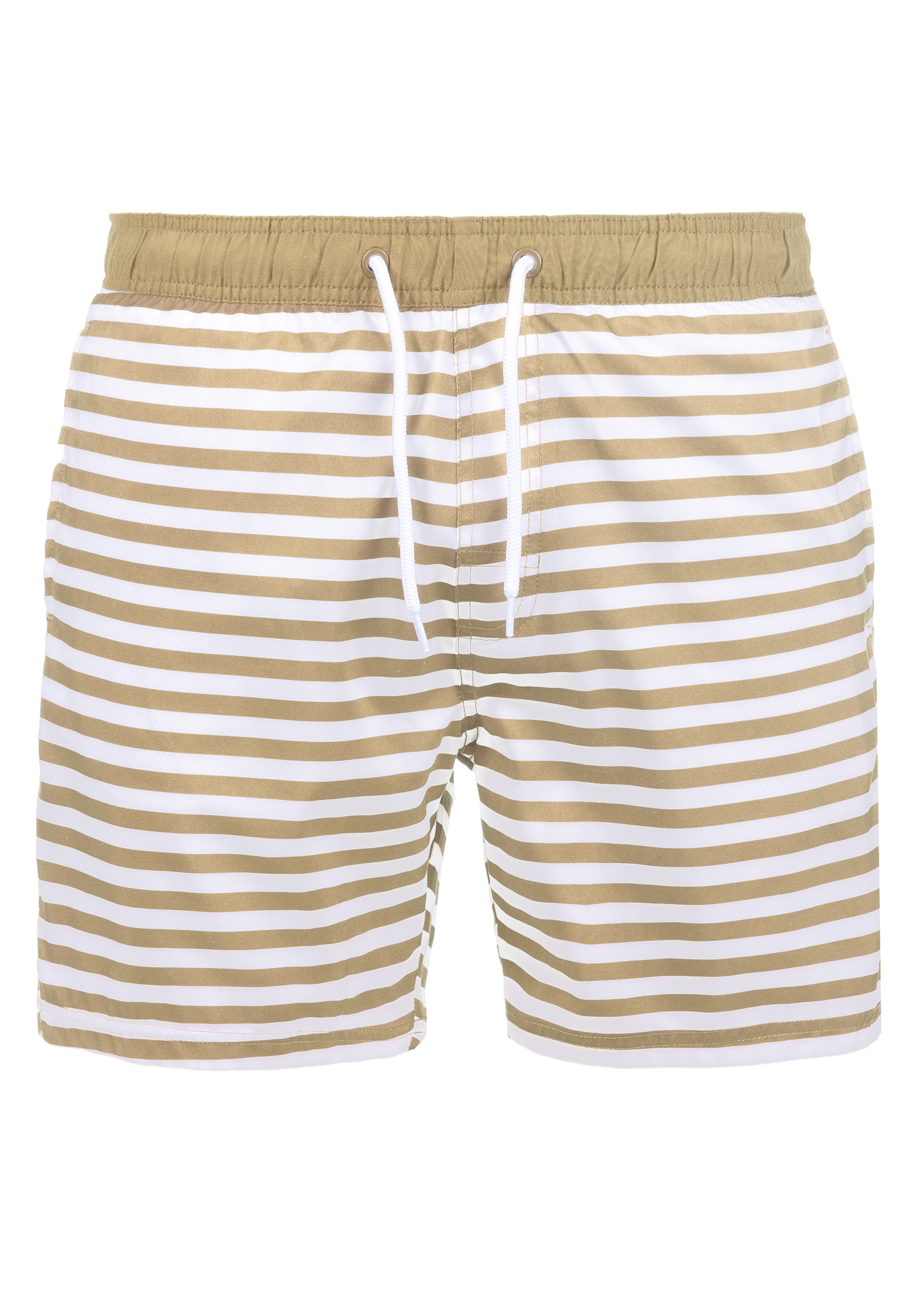 BLEND Badeshorts 'Leo' in Beige: Vorderseite