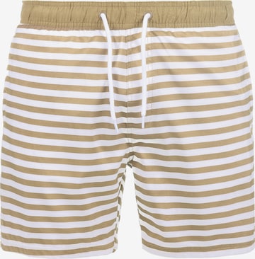 BLEND Board Shorts 'Leo' in Beige: front