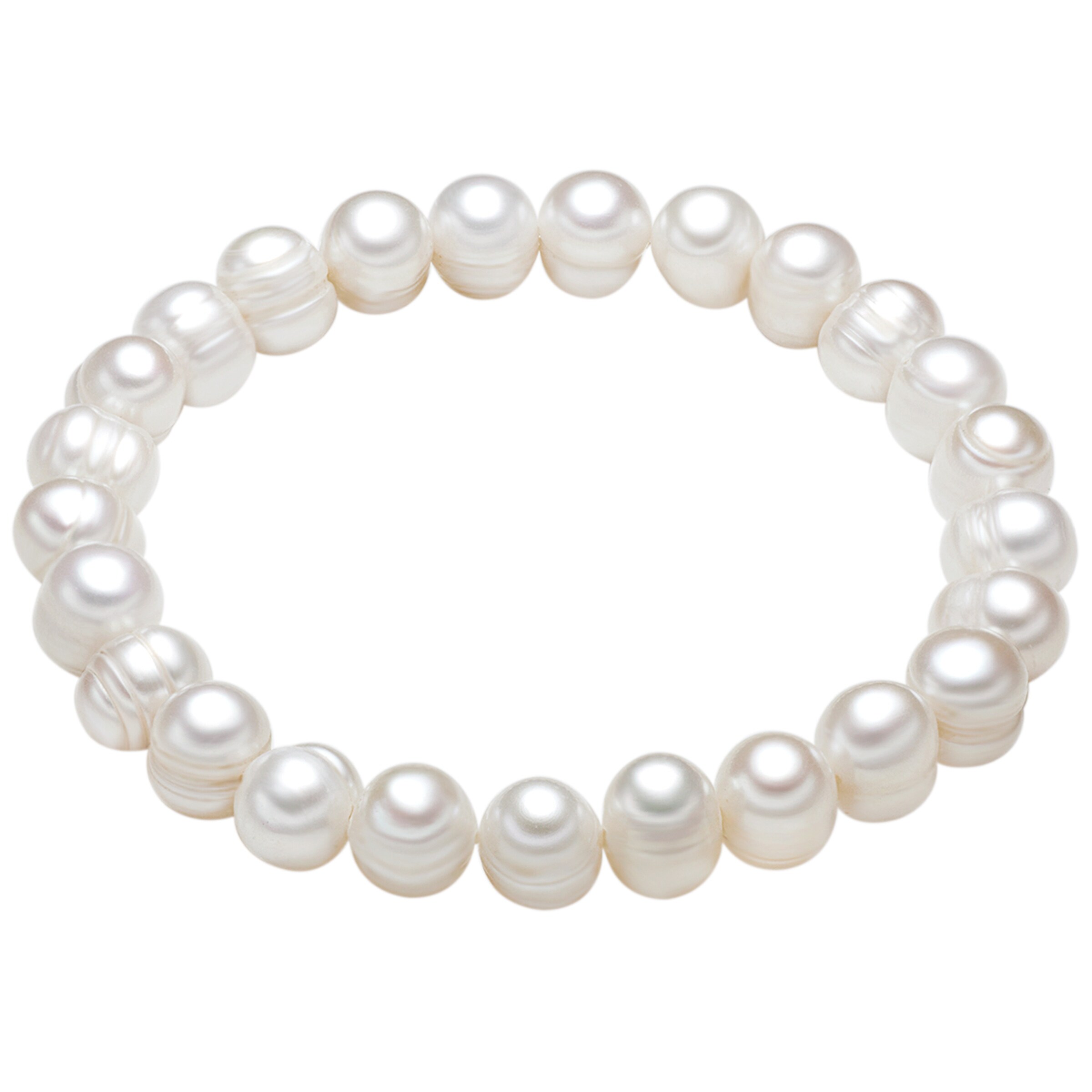 Valero Pearls Armband in Wit: voorkant