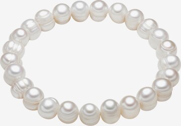 Valero Pearls Bracelet in White: front