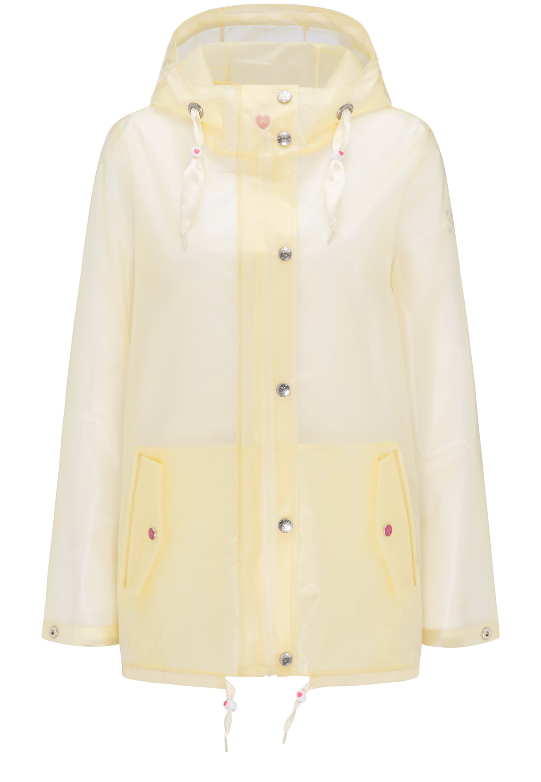 MYMO - Tussenjas in de kleur Pasteelgeel